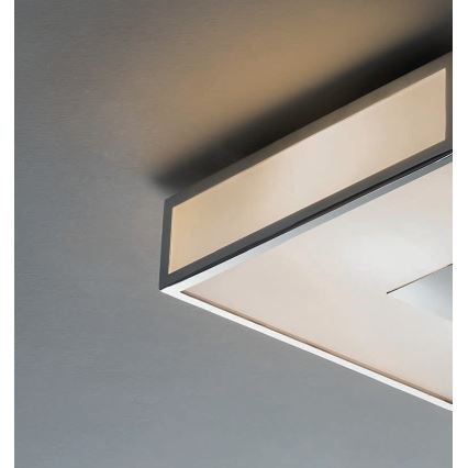 Redo 01-706 - Koupelnové stropní svítidlo EGO 4xE27/52W/230V 38x38 cm IP44 lesklý chrom